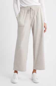 Caslon® Ankle Wide Leg Sweatpants