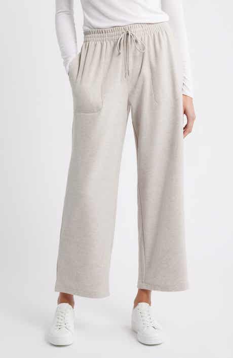 Caslon® Ankle Wide Leg Sweatpants