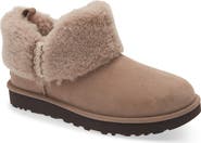 UGG® Ultra Mini Braid Genuine Shearling Bootie