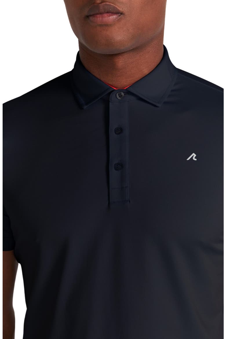 Alpine Solid Performance Polo, Alternate, color, TUXEDO