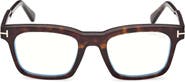 TOM FORD 51mm Square Optical Glasses