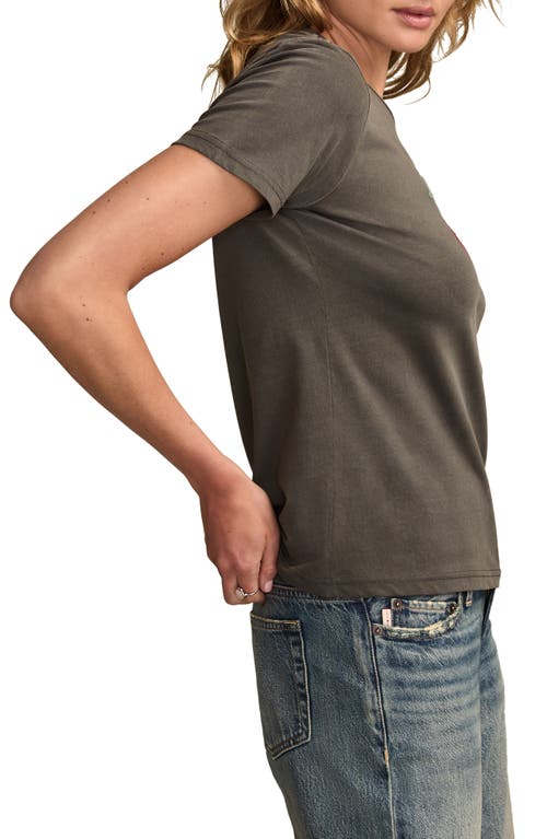 Lucky Brand Very Cherry Coke T-shirt In Brown