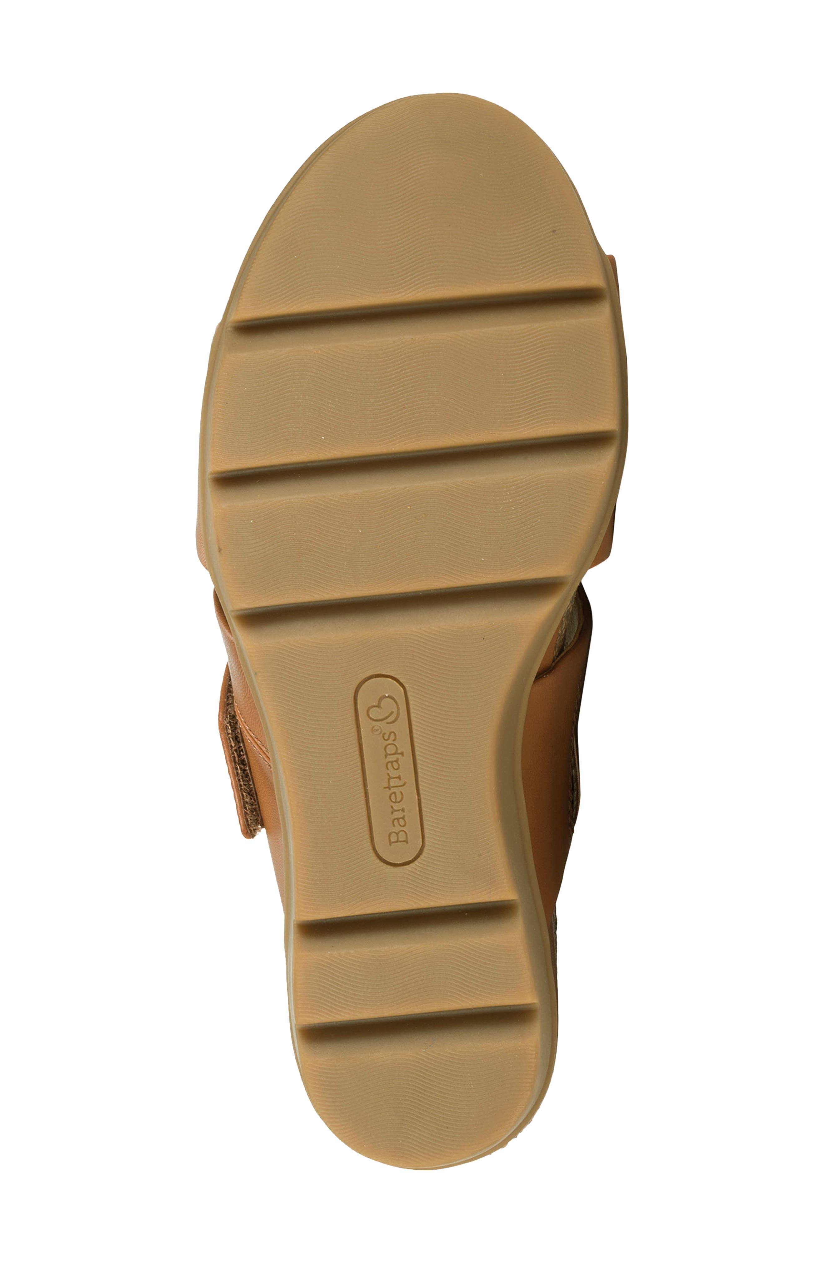 BARETRAPS Michi Wedge Sandal, Alternate, color, Dark Caramel