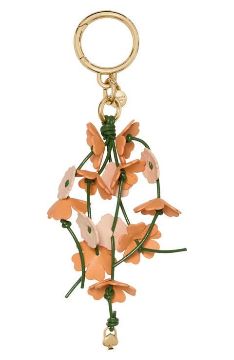 floral bag charm