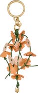 Kate Spade New York floral bag charm