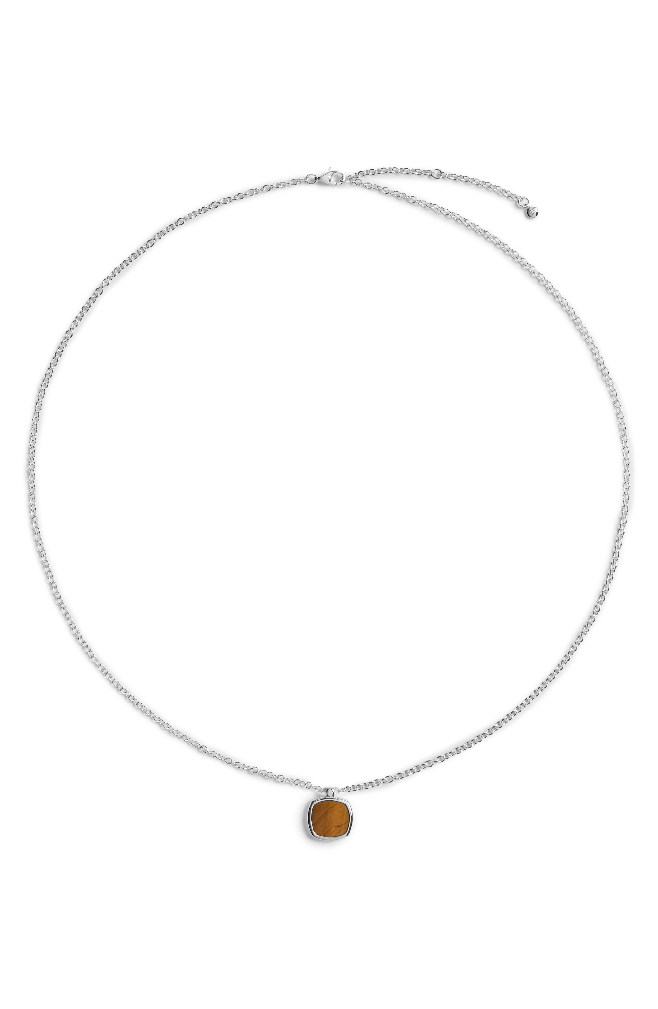 selected STERLING SILVER / TIGERS EYE