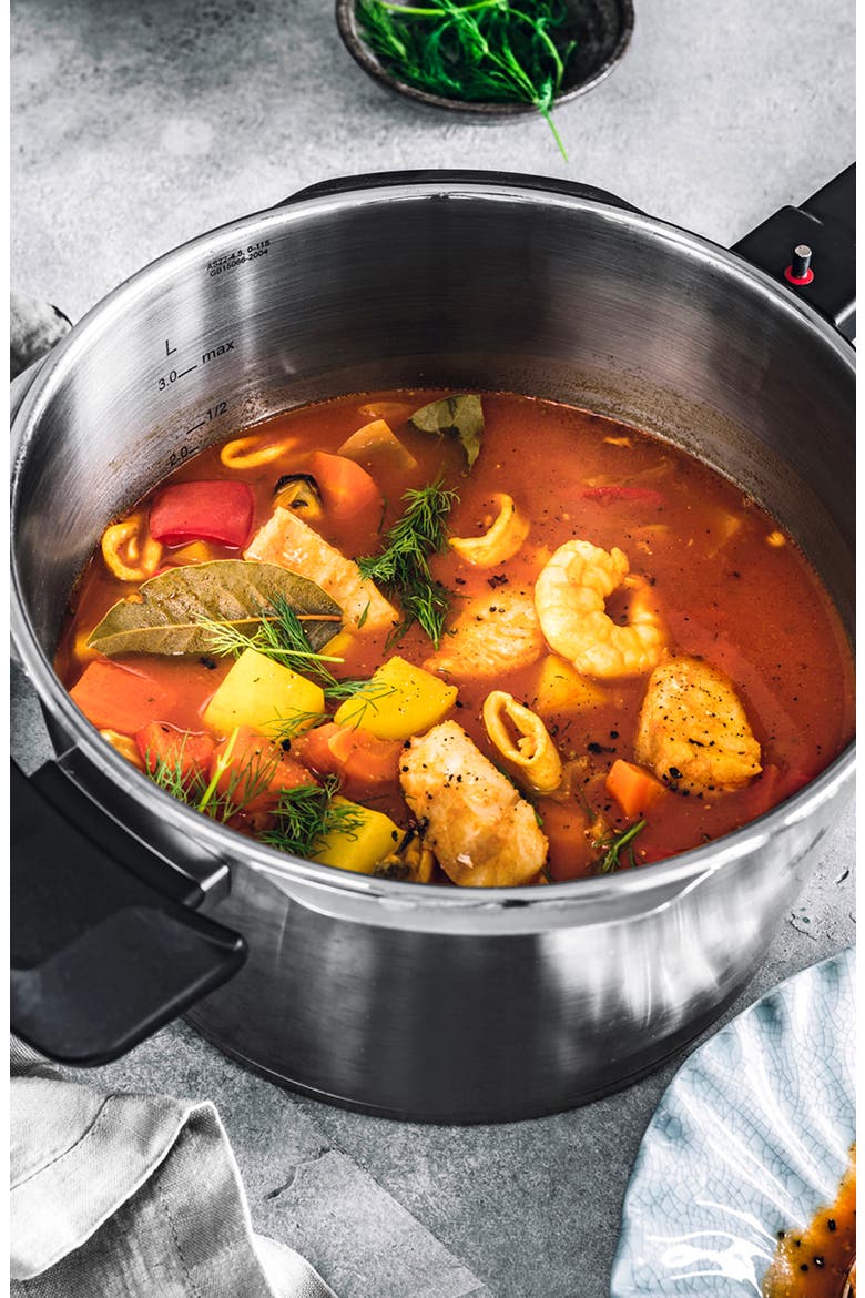 Vitaquick® Premium pressure cooker & skillet set with insert and tripod, Alternate, color, Stainless Steel