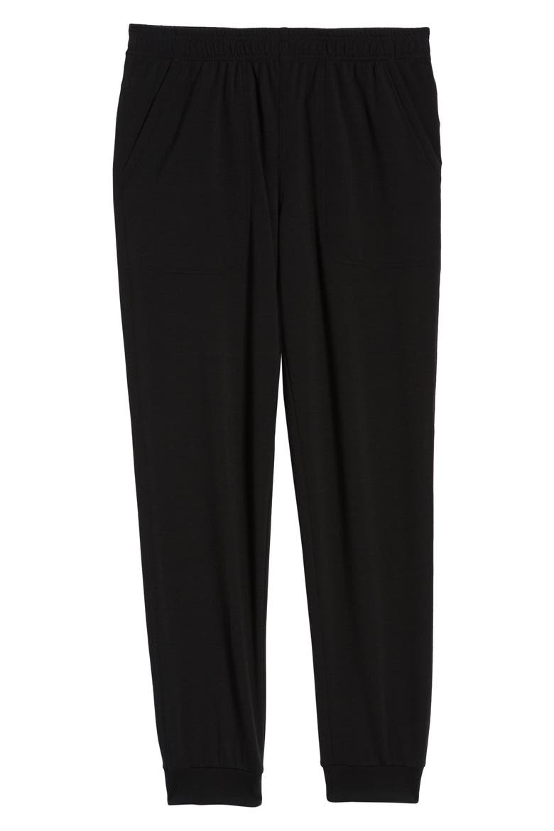 Shifter Wool Blend Jogger Pants, Alternate, color, BLACK