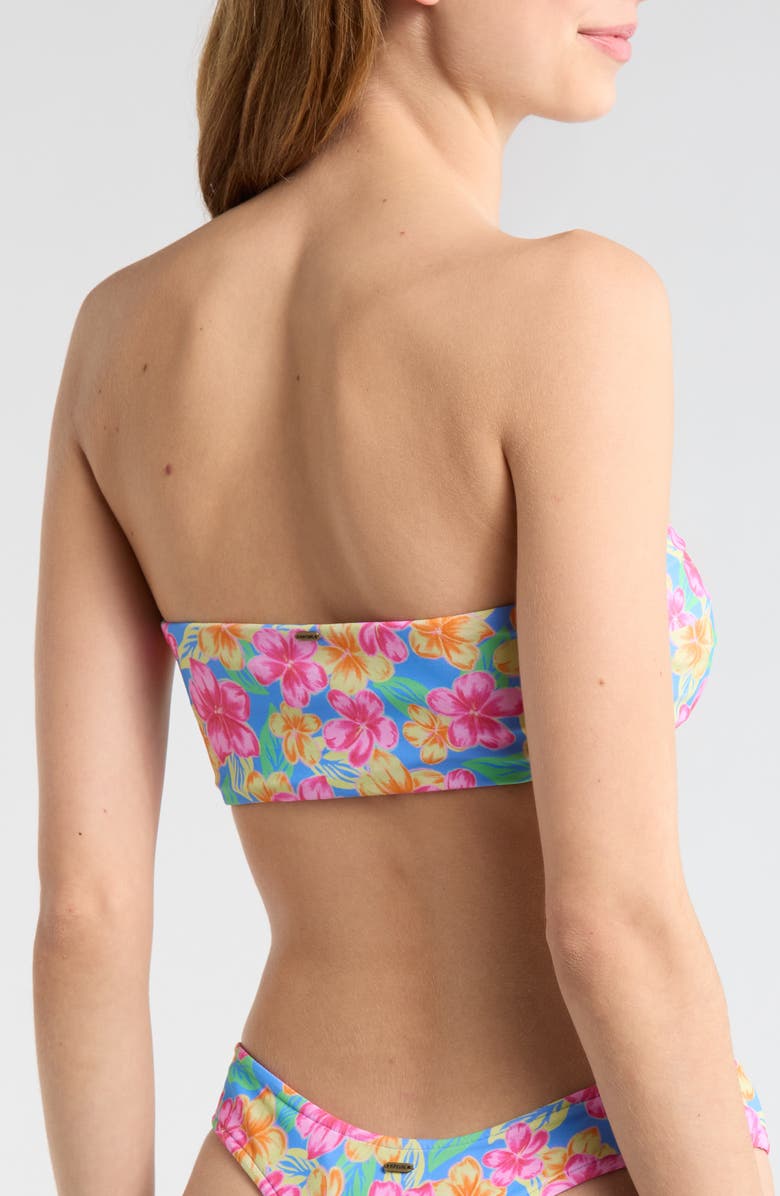 Rip Curl Malibu Cover Bandeau Swim Top, Alternate, color, Blue