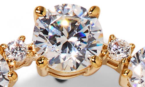 Nadri Everleigh Cubic Zirconia Open Hoop Earrings In Gold