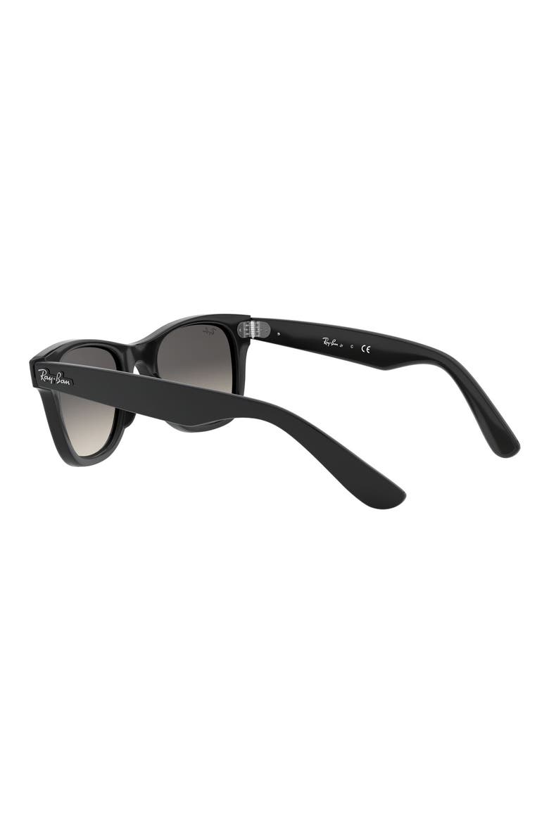 Junior 47mm Square Sunglasses, Alternate, color, BLACK/ GRAY GRADIENT