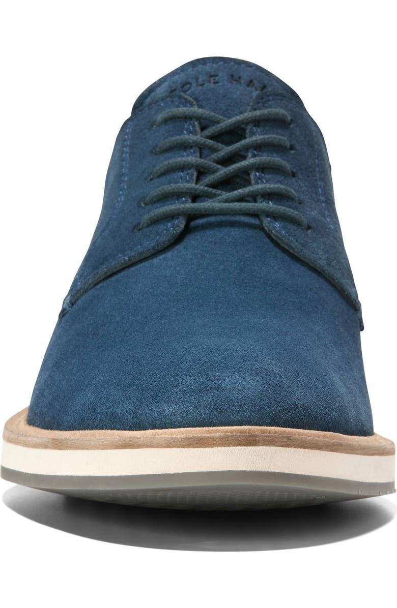 Cole Haan Morse Grand Plain Toe Derby, Alternate, color, Big Dipper Suede/Ivory/Stone