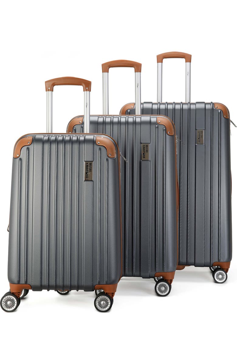Miami Carry On Collins 3-Piece Hardside Spinner Luggage Set, Main, color,