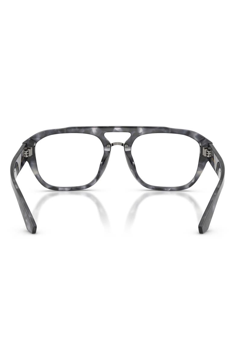 Dolce&Gabbana 55mm Pilot Optical Glasses, Alternate, color, 