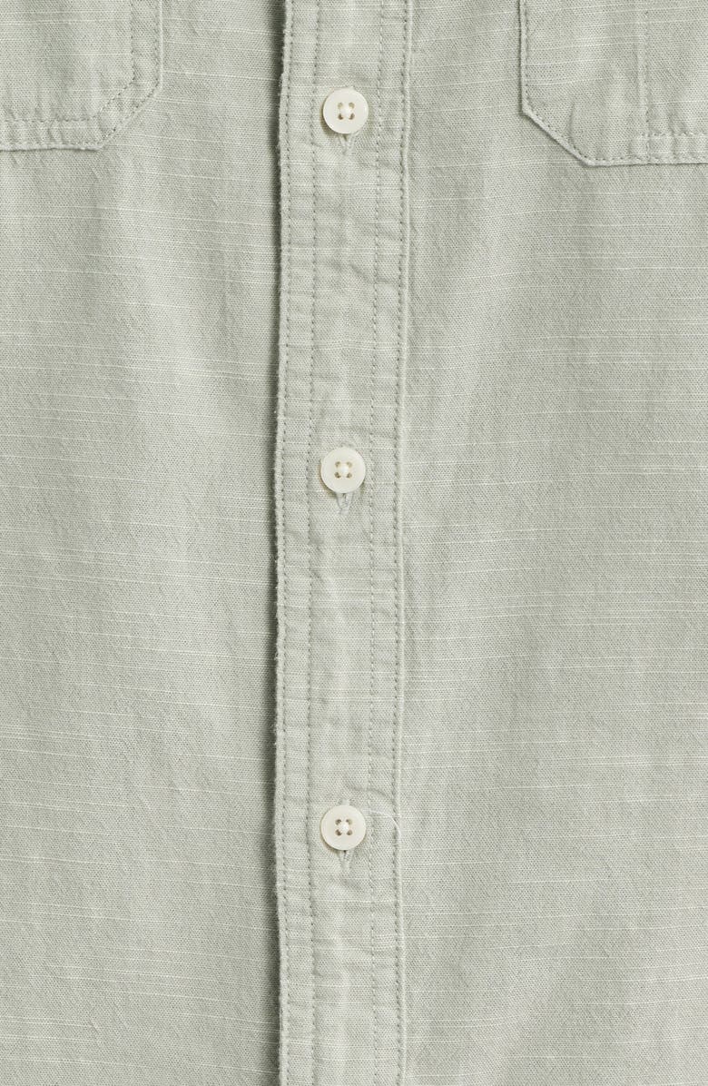 AG Mason Classic Fit Short Sleeve Button-Up Work Shirt, Alternate, color, Faded Moss