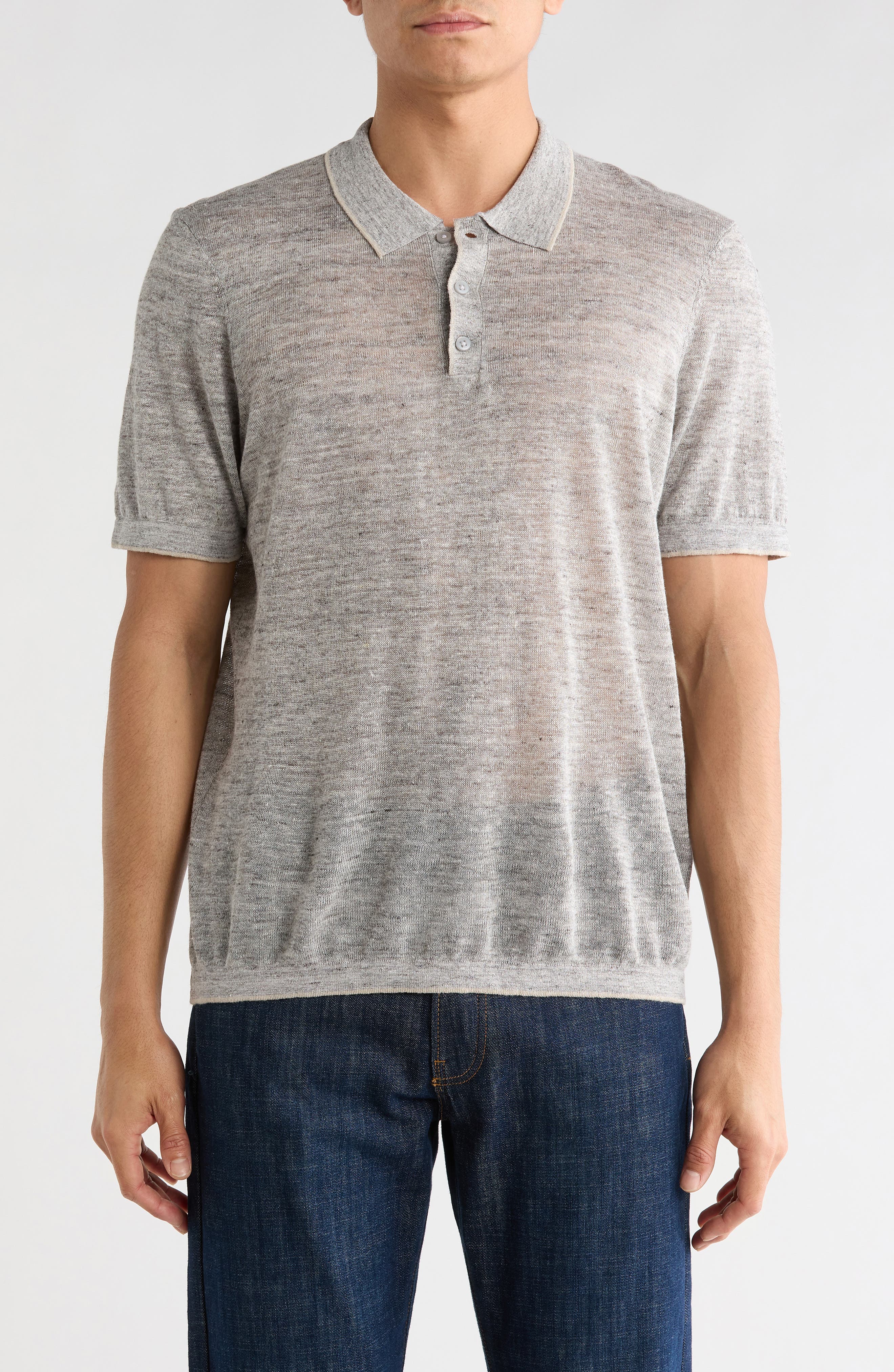 Robert Barakett Costa Short Sleeve Sweater Polo