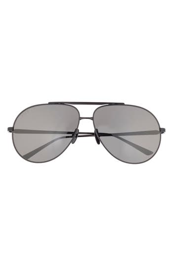 Diff Denver 61mm Aviator Sunglasses In Gray