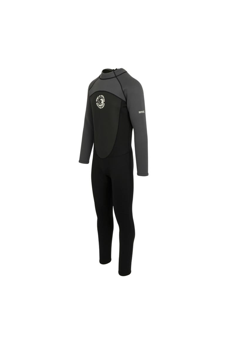 Grippy Wetsuit, Alternate, color, Black and Dark Grey and White
