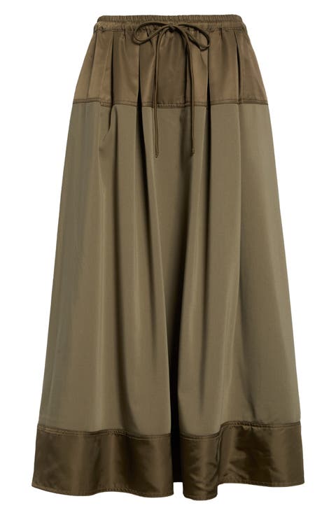 Elisabetta Satin Trim Skirt