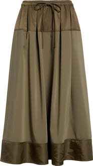 Cinq à Sept Elisabetta Satin Trim Skirt