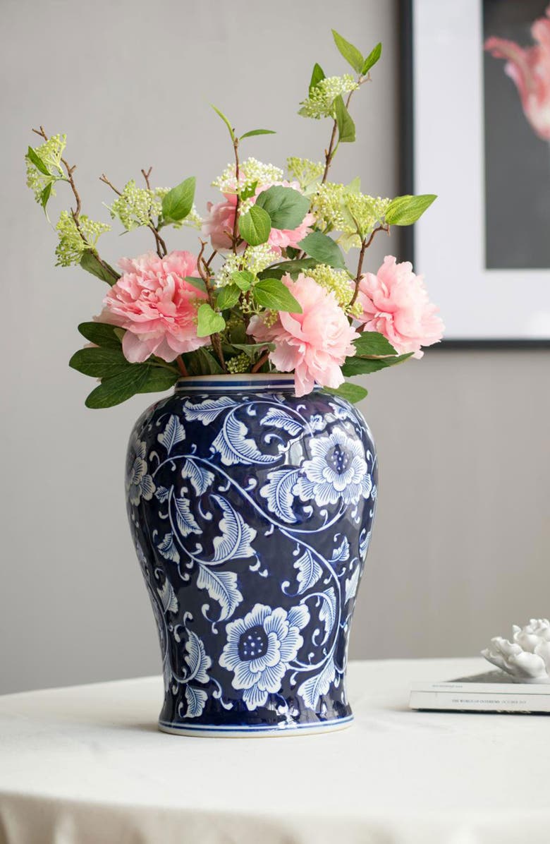 A & B Home Aline Ginger Jar, Alternate, color, Blue