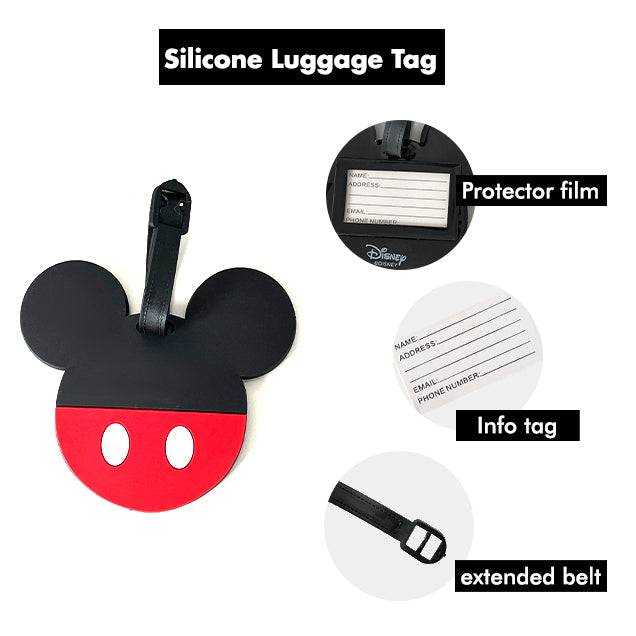 Disney Cute Luggage Tags, Set of 4, Alternate, color, Black, Red
