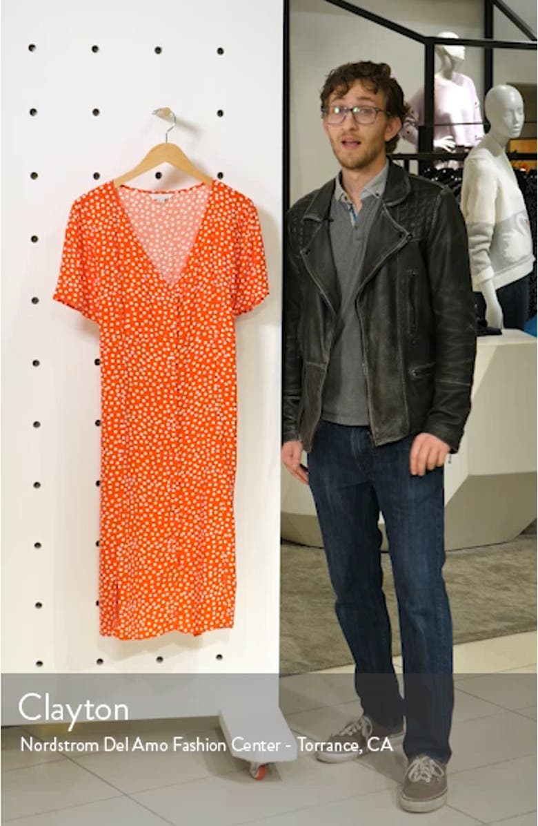 Adeline Polka Dot Empire Waist Dress, sales video thumbnail