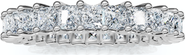 Bliss Diamond 2Ct Princess Cut Diamond Eternity Stackable Wedding Ring 14k Gold Lab Grown