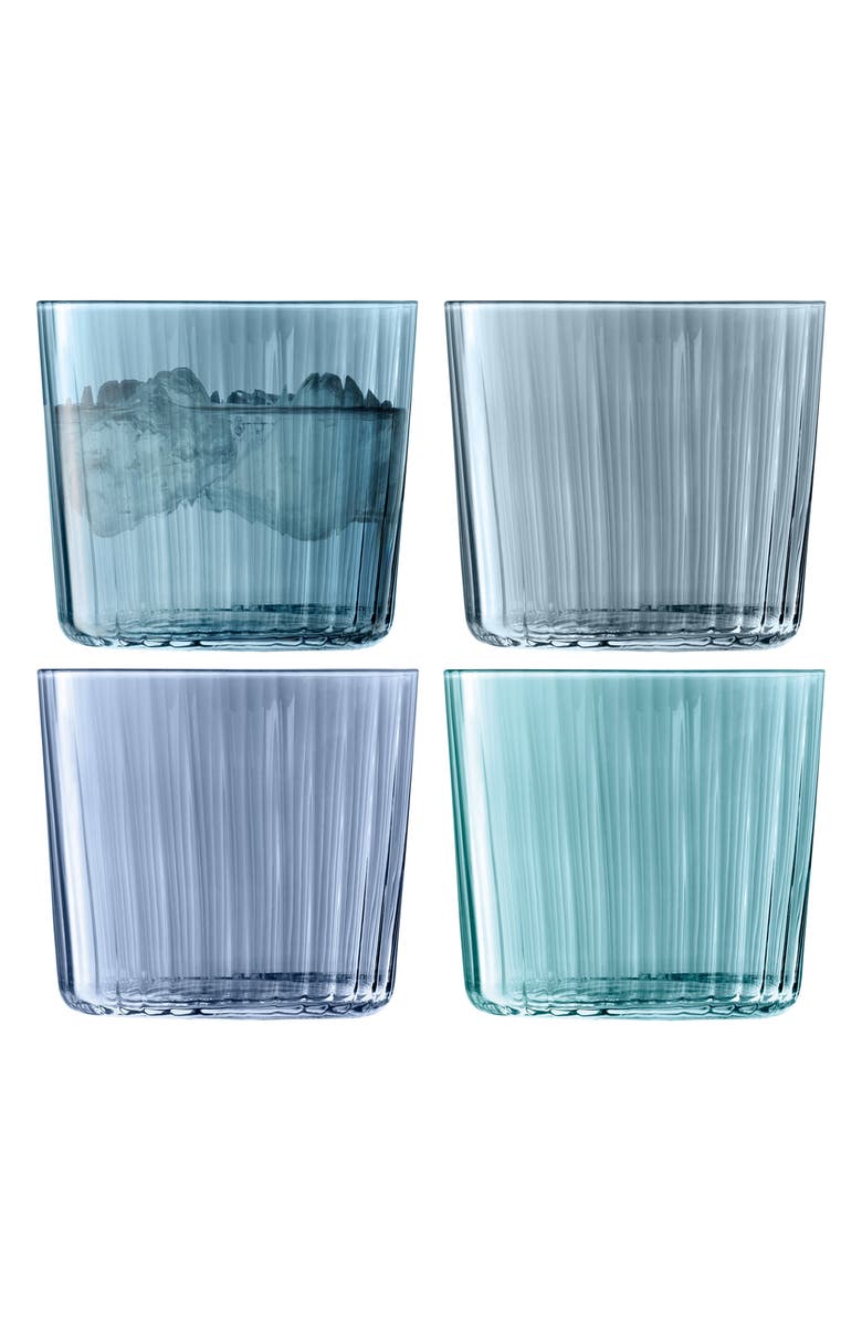LSA Gems Set of 4 Tumblers, Main, color, Blue