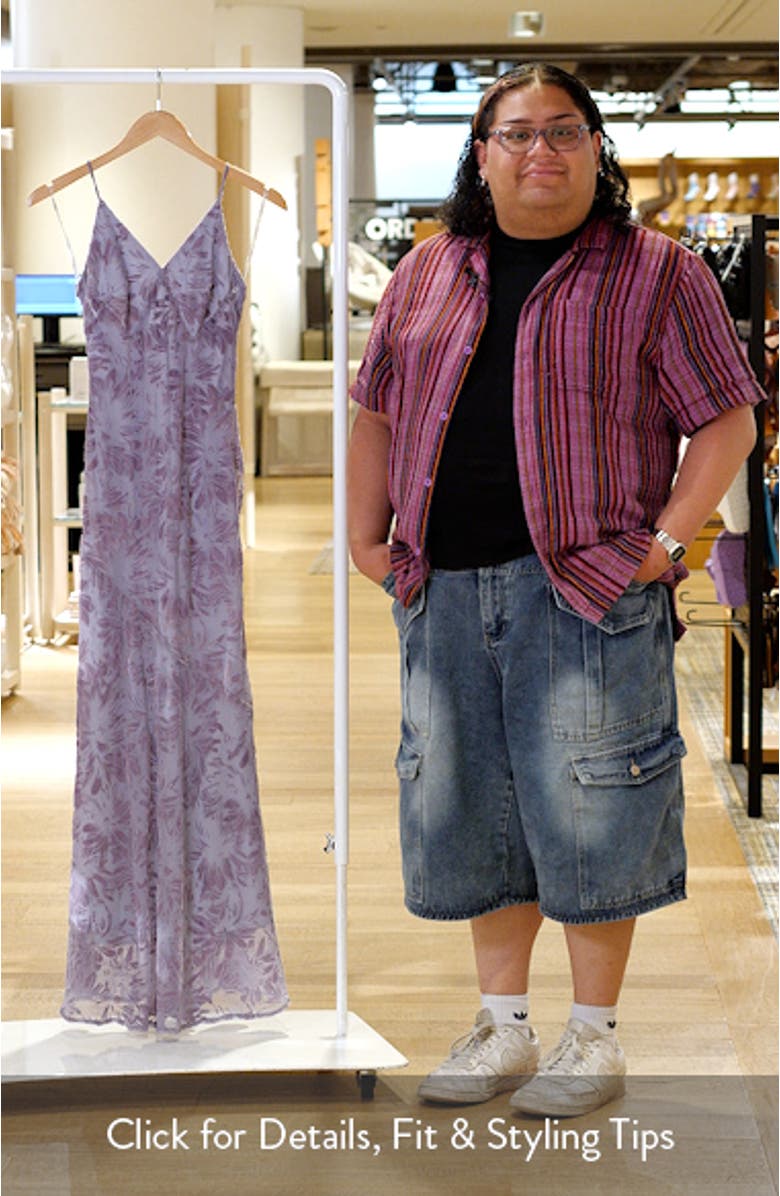 Devoré Bias Cut Slipdress, sales video thumbnail