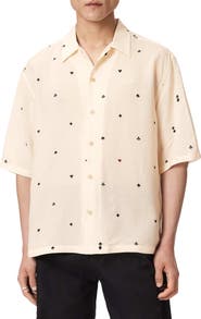 AllSaints Cardsuit Camp Shirt