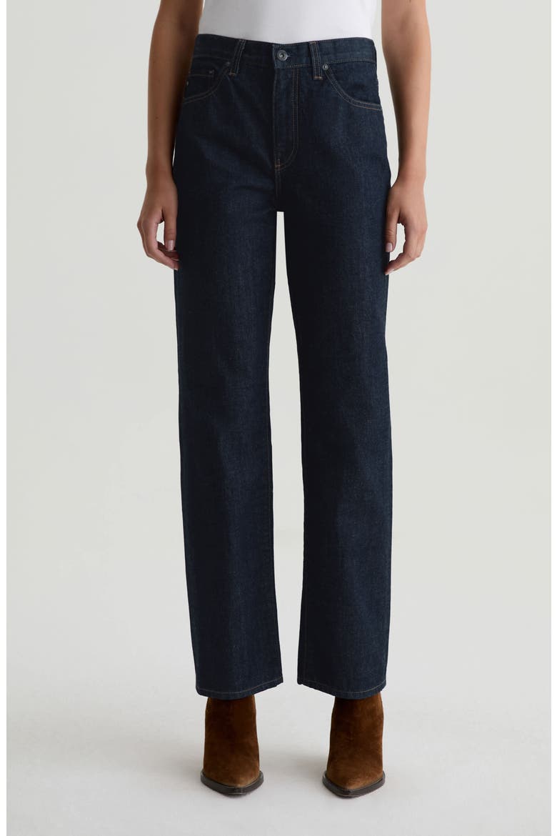 Brinley Mid Rise Straight Leg Jeans, Main, color, MOONRISE