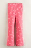 Tucker + Tate Kids' Rib Print Flare Leggings