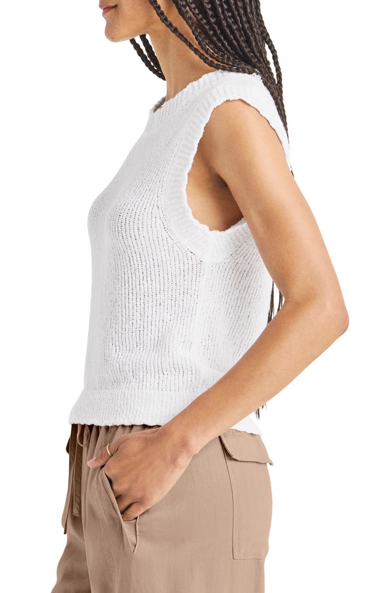 Splendid Morgan Sleeveless Sweater, Alternate, color, White