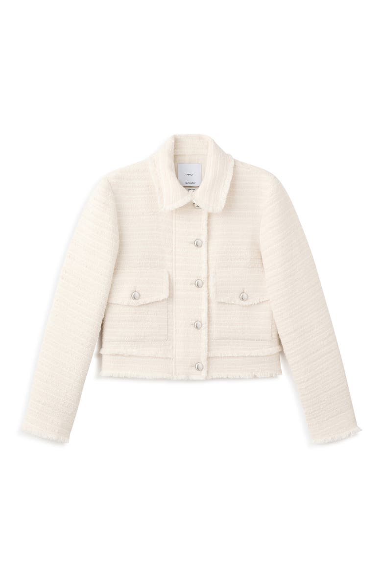 Tweed Jacket, Main, color, ECRU
