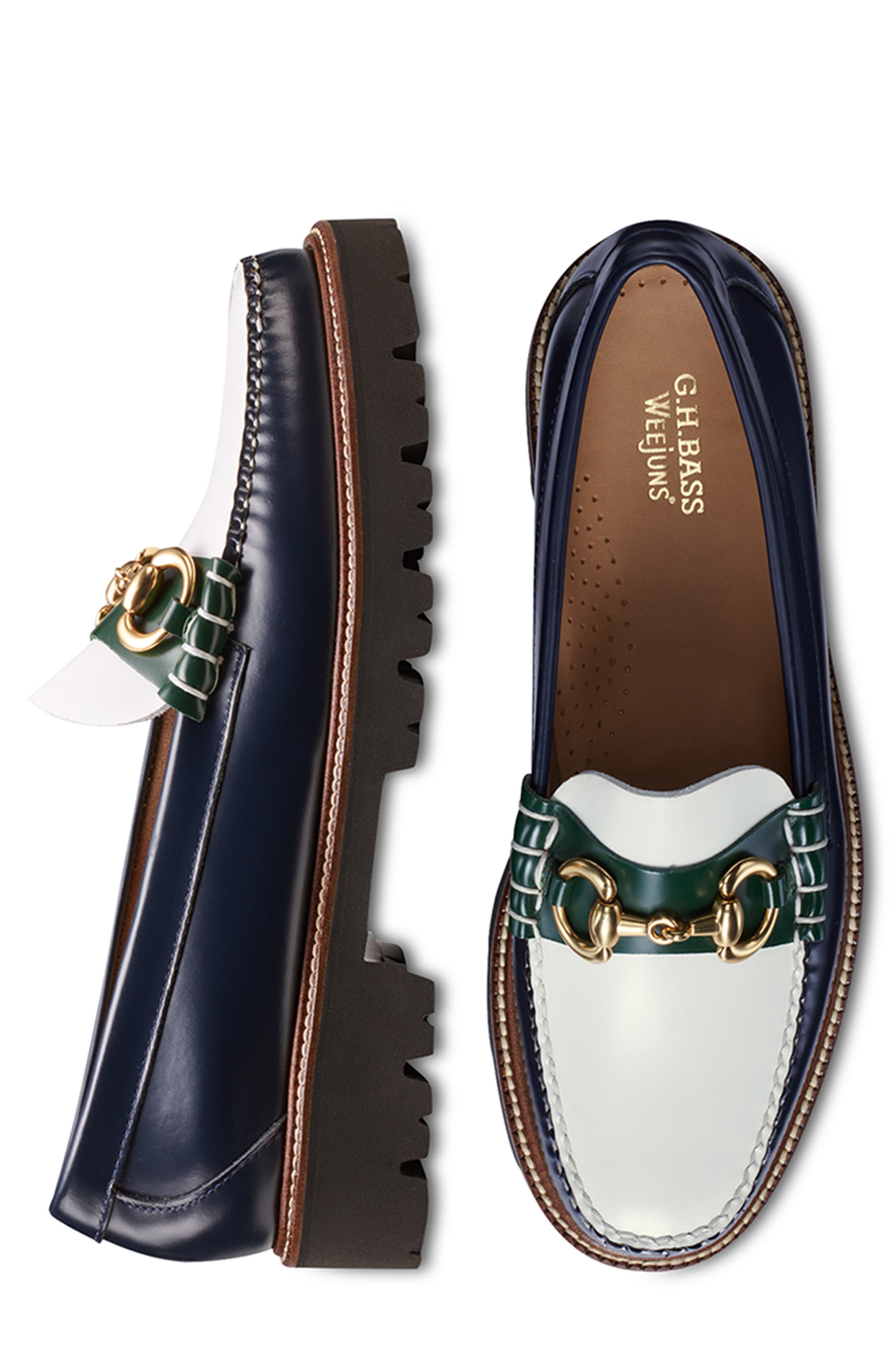 Lincoln Super Bit Loafer, Alternate, color, NAVY MULTI