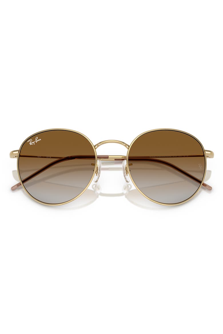 Reverse 53mm Gradient Phantos Sunglasses, Alternate, color, GOLD FLASH