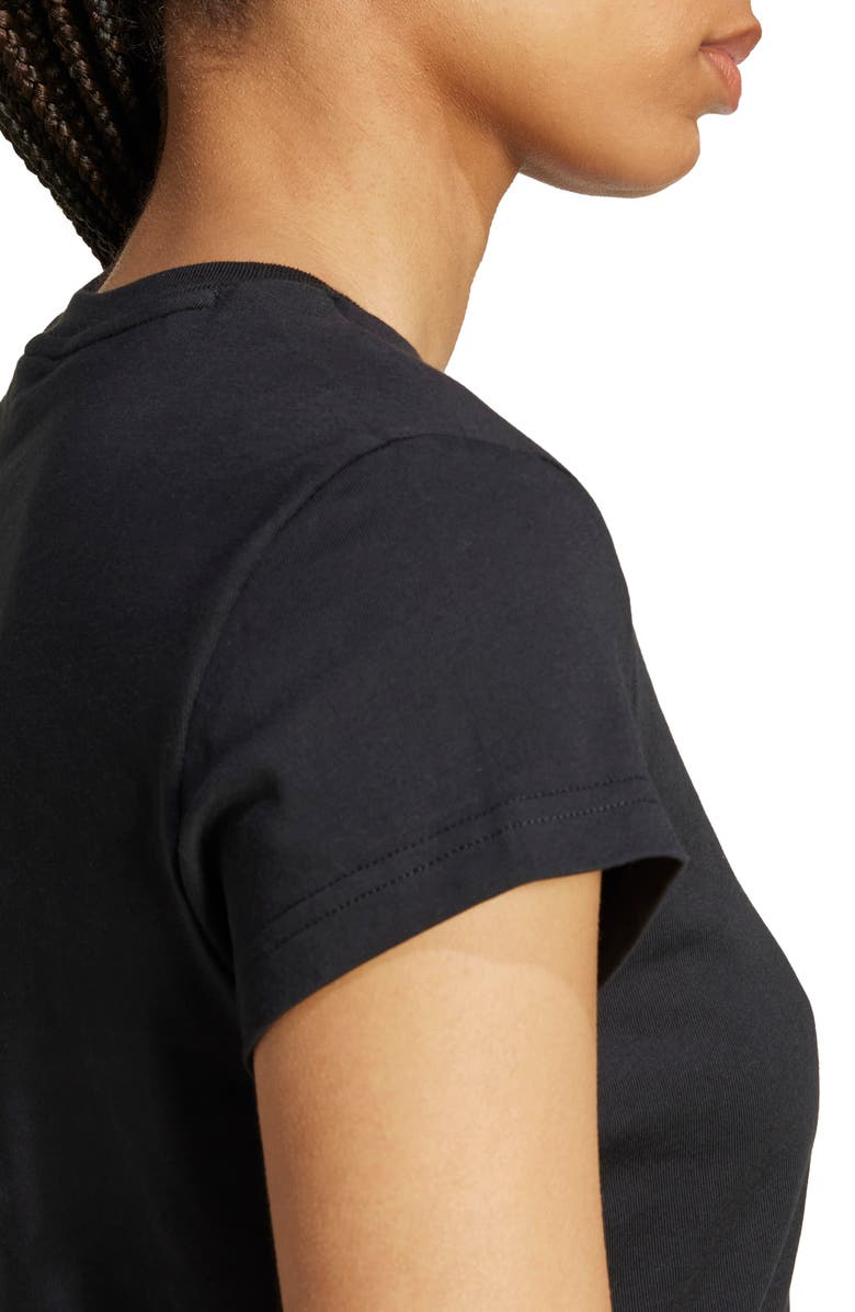 adidas Originals Essential Slim Fit T-Shirt, Alternate, color, Black