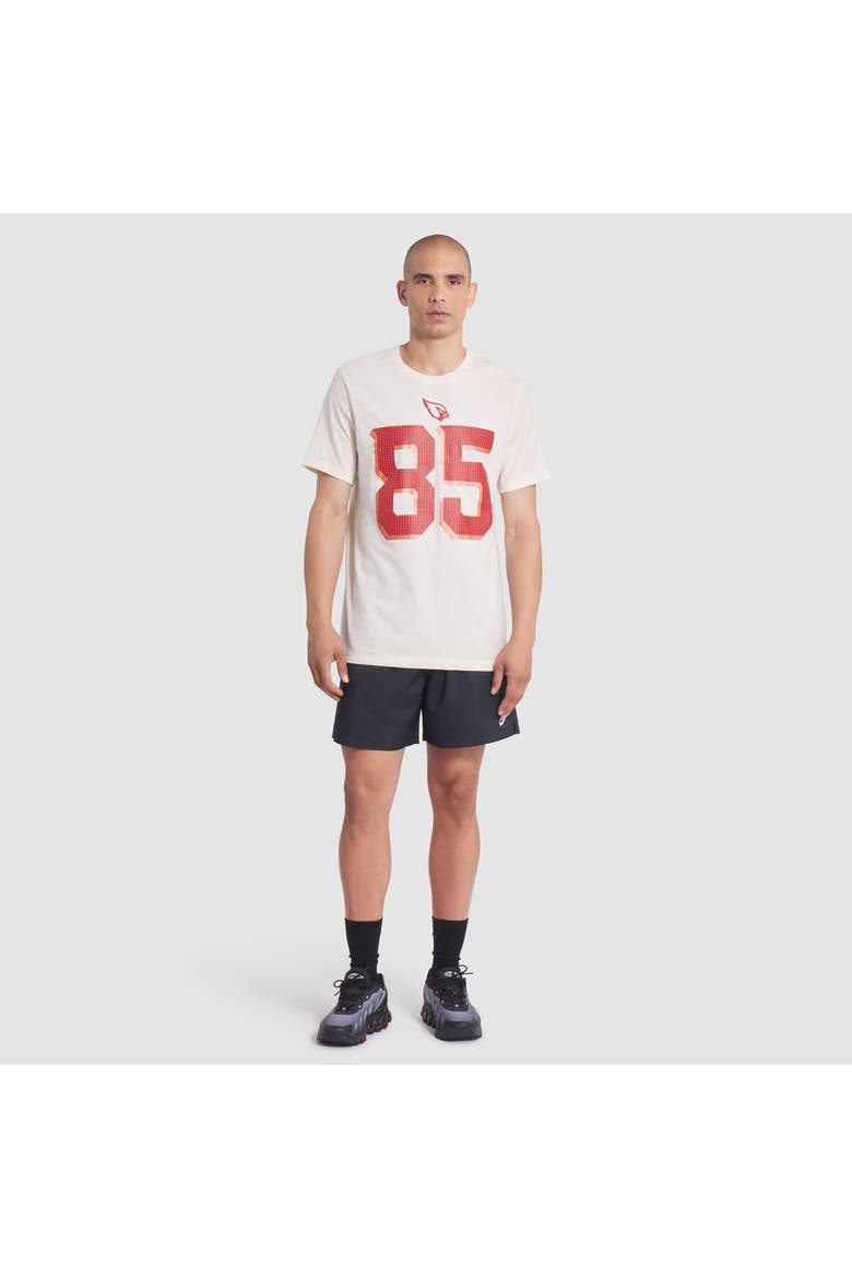 Men's Nike Trey McBride Natural Arizona Cardinals 2025 Rivalries Collection Player Name & Number T-Shirt, Alternate, color, Natural