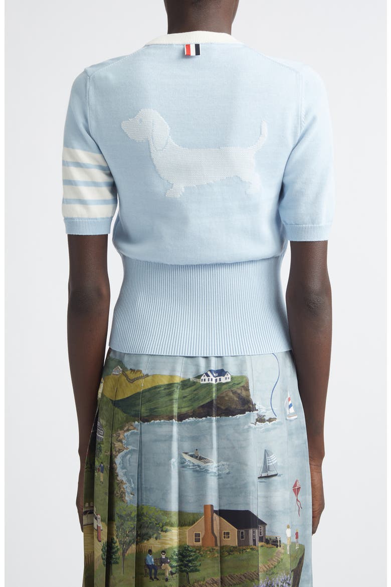 Hector Short Sleeve Sweater, Alternate, color, LIGHT BLUE