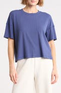 YOGALICIOUS Heavenly Ribbed Deluxe Boxy Crop T-Shirt