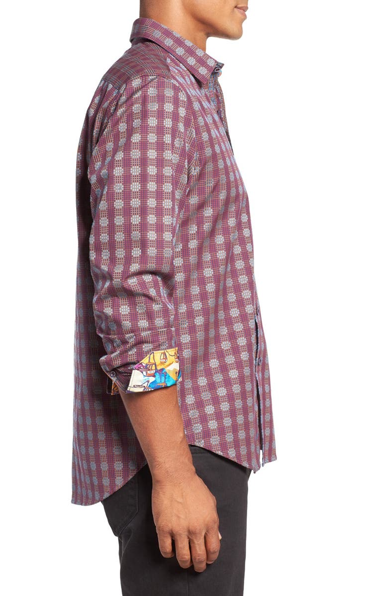 Robert Graham Gideon Classic Fit Sport Shirt, Alternate, color, 