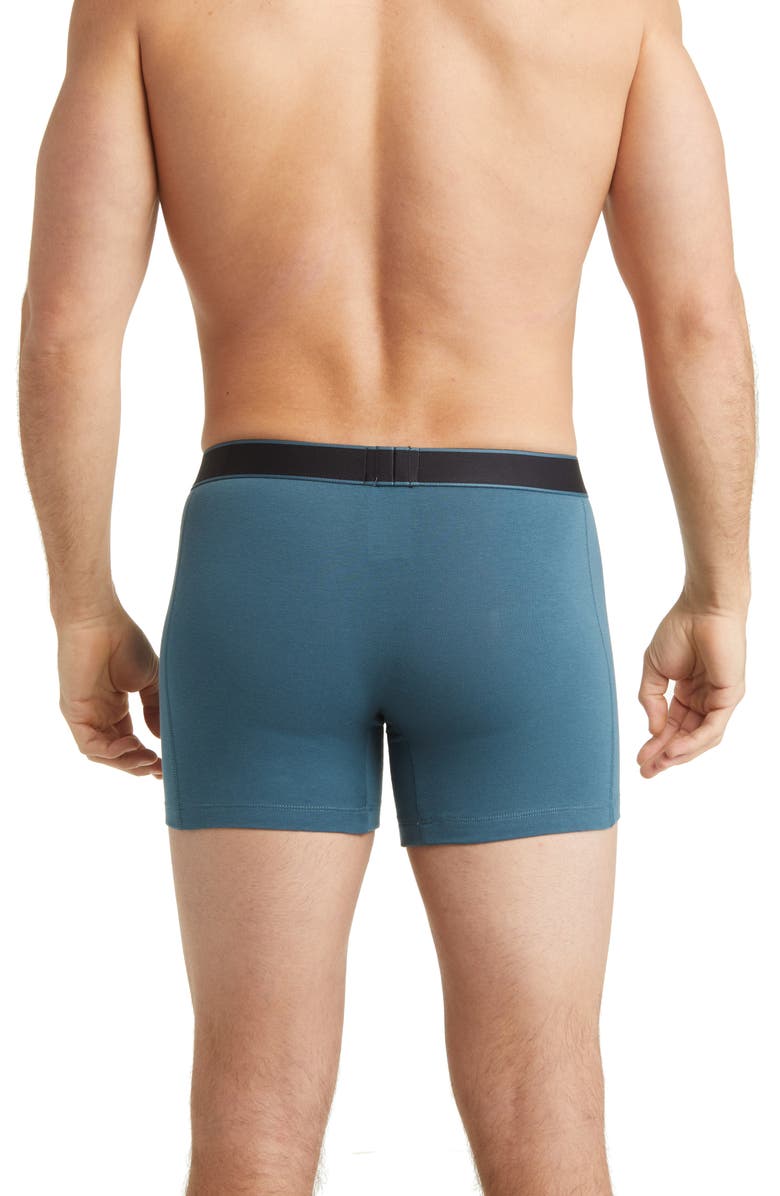 BOSS Cotton Knit Boxer Briefs, Alternate, color,