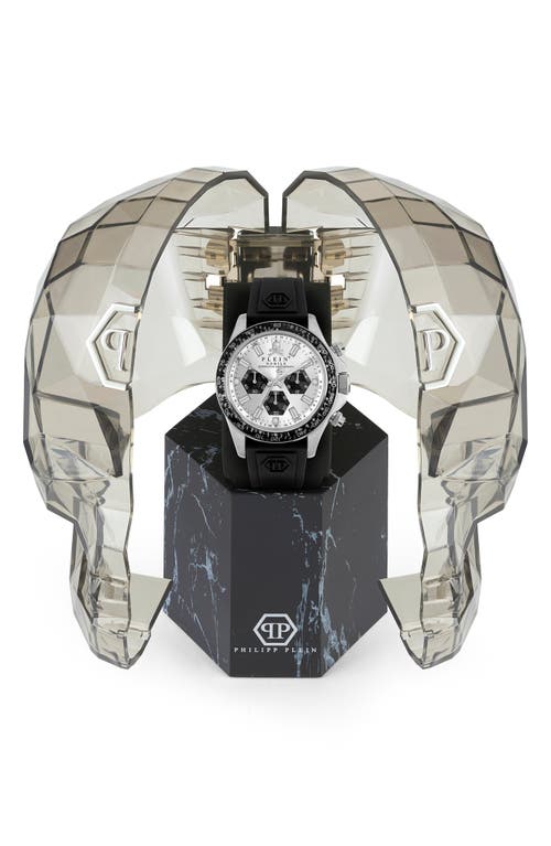 Philipp Plein Nobile Racing Chronograph Watch In Stainless Steel