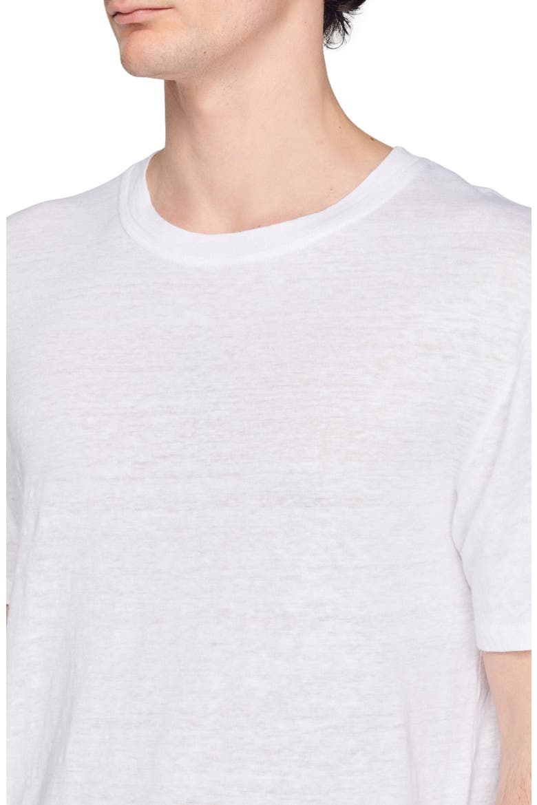 Certified linen T-shirt, Alternate, color, WHITE