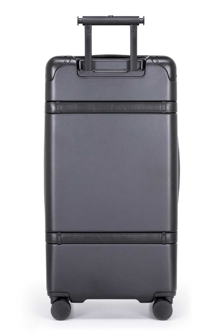 Retro Revive 30-Inch Hardshell Trunk, Alternate, color, BLACK