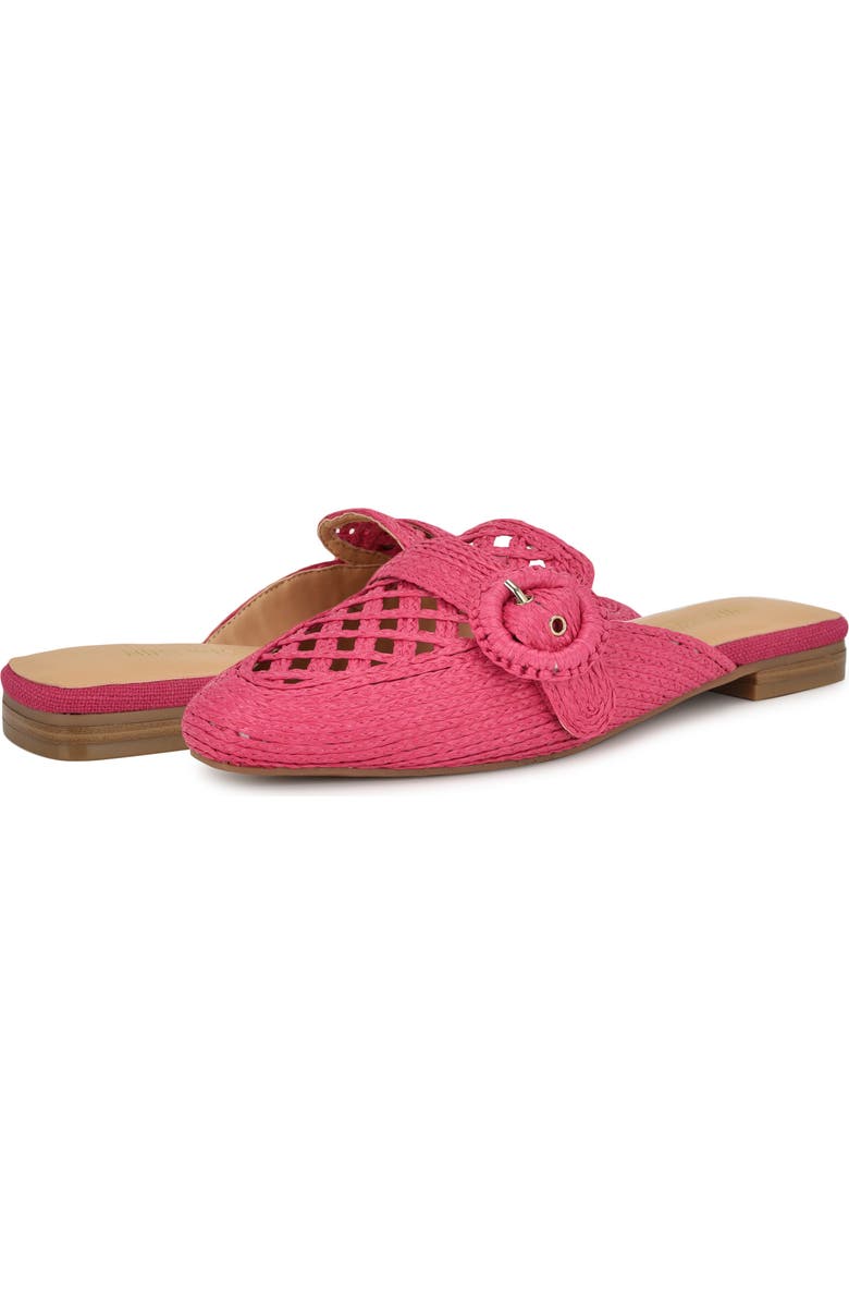 Nine West Caspe Woven Mule, Alternate, color, Medium Pink
