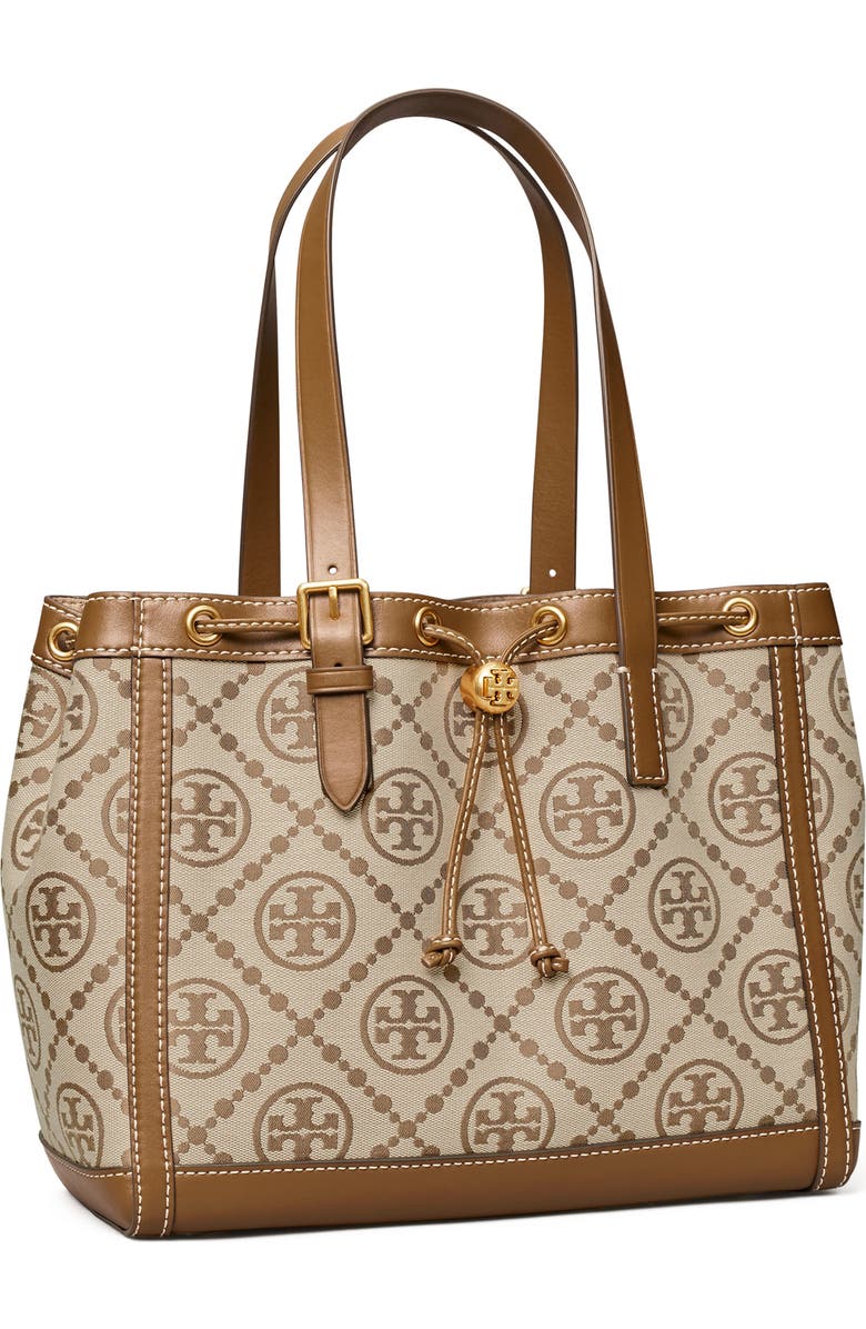 Tory Burch Small T Monogram Jacquard Tote, Alternate, color,