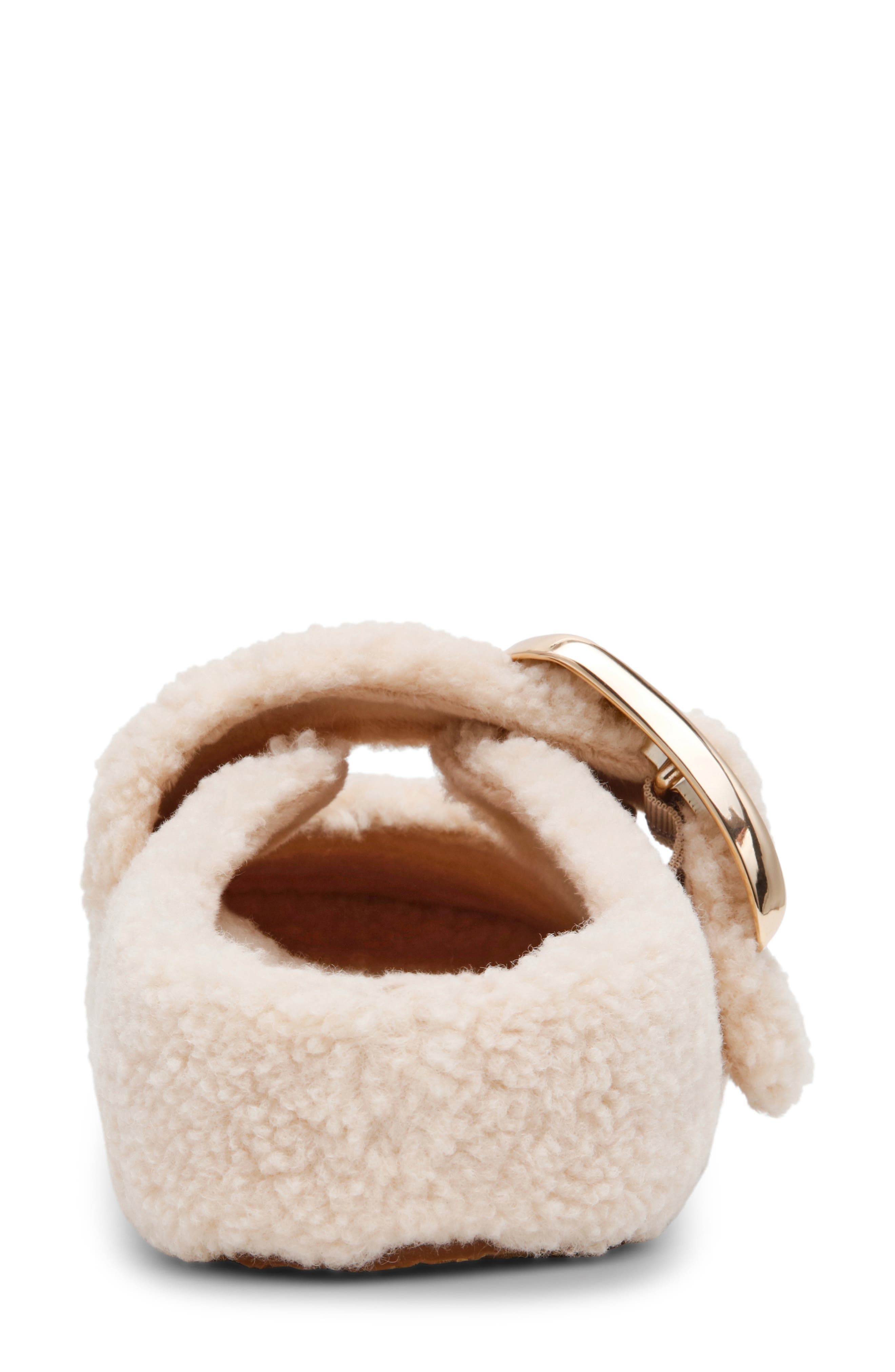 Steve Madden Cloudy Faux Shearling Mule, Alternate, color, 
