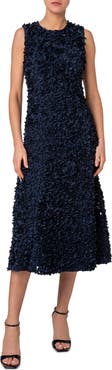 Akris punto 3D Flakes Midi Dress
